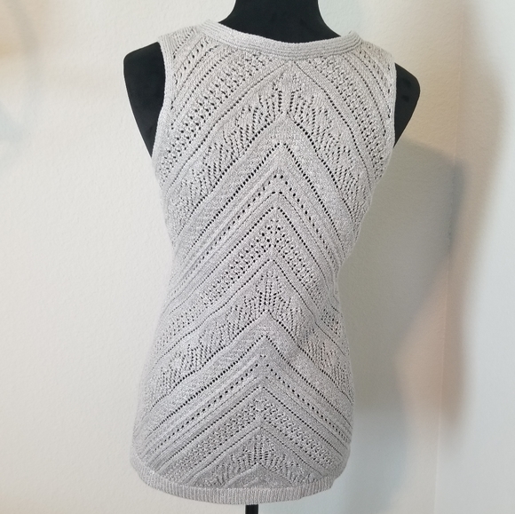 White House Black Market Crochet Tank~xs - Picture 3 of 12